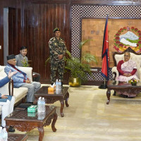 प्रधानमन्त्री कार्की र प्रमुख दलका शीर्ष नेताबिच छलफल