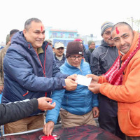 मुहान सुकेपछि वनमा पोखरी खन्दै नगरपालिका