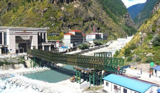 मितेरी पुल पुनर्निर्माणपछि रसुवागढी नाका खुल्दै