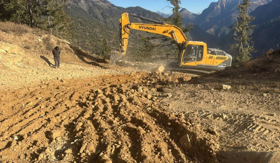 हिल्सा सिमकोटको इलिङ काँध सडक एक महिना बन्द