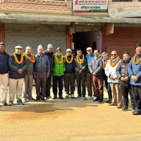 साहित्यकार डा. अधिकारीलाई हुमादेवी स्मृति प्रलेस प्रतिभा पुरस्कार