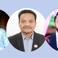 असारे खेतीलाई सिँचाइ गर्न कुलो बनाउन व्यस्त किसान