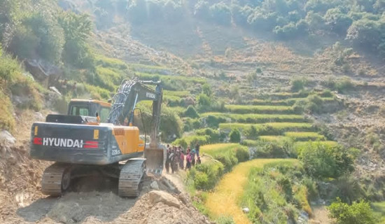 सडकसँग जोडियो बिगोठी गाउँ