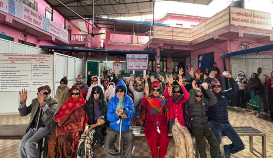 निःशुल्क आँखा शिविर : मोतियाबिन्दुको समस्या उच्च