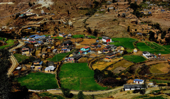 गाउँमा झल्किन्छ परम्परागत वस्तीको सुन्दरता