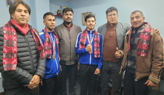 एसियाली क्यानोइङ च्याम्पियनसिपमा पदक विजेतालाई बधाई