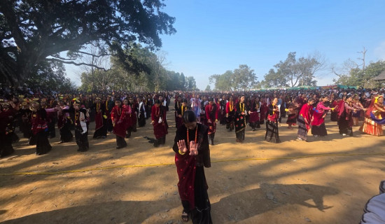 बन्दीपुरमा पर्यटन प्रवर्धनका लागि एक हजार कलाकारको कौरा प्रदर्शन