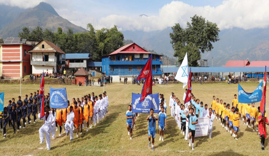 राष्ट्रपति रनिङ शिल्डमा नारायणी मावि प्रथम