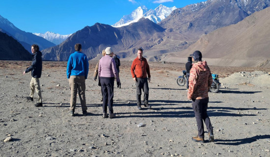 मुस्ताङमा सन् २०२५ मा विदेशी पर्यटकको सङ्ख्या १८ प्रतिशतभन्दा बढीले वृद्धि