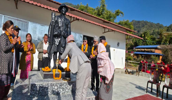 भिक्टोरिया क्रस विजेता रानाको सालिक स्थापना