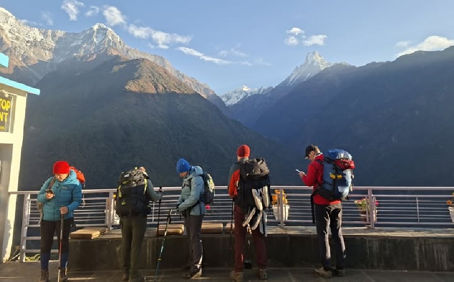 अन्नपूर्ण संरक्षण क्षेत्रमा तीन लाख पर्यटक