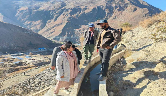 स्थलगत योजना अनुगमनमा प्रदेश मन्त्री