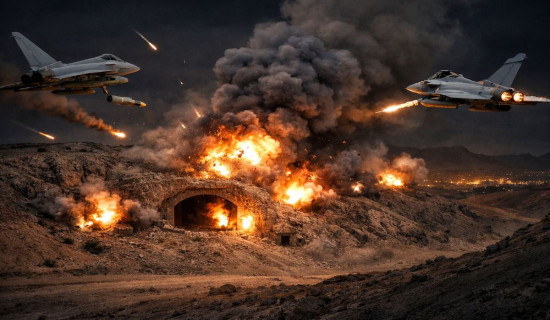 सिरियामा बेलायत–फ्रान्सको हवाई आक्रमण