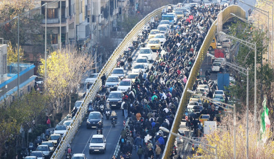 इरानमा प्रदर्शन हिंसात्मक, ३५ जनाको मृत्यु