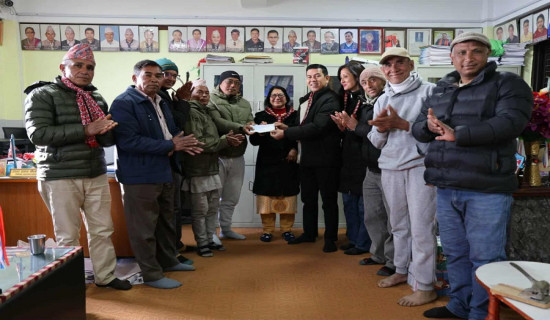 दस लाखको अक्षय कोष स्थापना