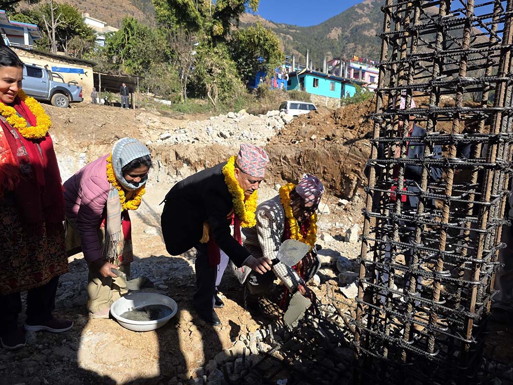 रुकुममा करिब तीन करोड लगानीमा आँखा उपचार केन्द्र निर्माण हुँदै