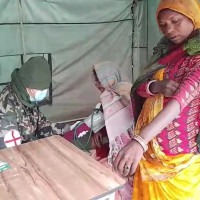 छिन्नमस्तामा नेपाली सेनाद्वारा निःशुल्क स्वास्थ्य शिविर सञ्चालन