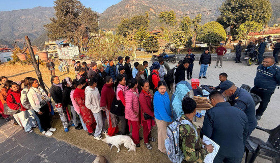 निर्वाचन प्रहरीमा लमजुङका युवायुवतीको आकर्षण