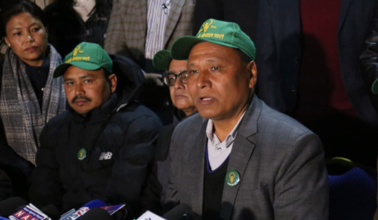 रास्वपासँगको एकता भंग भएसँगै उज्यालो नेपालको अध्यक्ष कुलमान घिसिङ