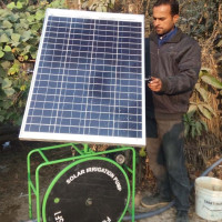 सार्न मिल्ने सोलार पम्पप्रति कृषक आकर्षित