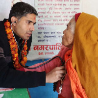 मोटरसाइकल ठोक्किँदा एकको मृत्यु