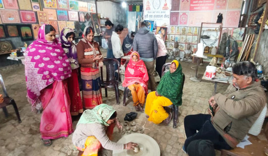 स्थानीय माटो कला संरक्षणमा संस्थागत सहकार्य