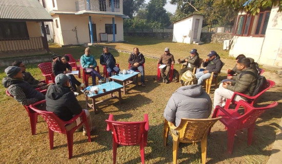 बर्दियामा पन्छी गणना हुँदै