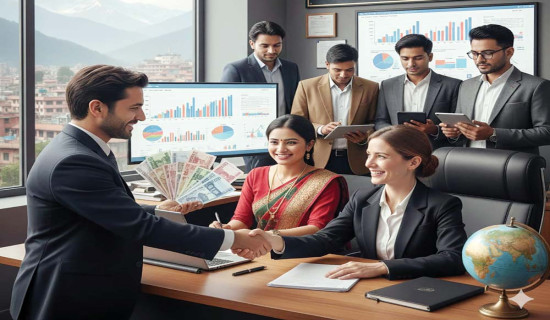 परामर्श दिएर नेपालीले भित्र्याए अठार अर्ब