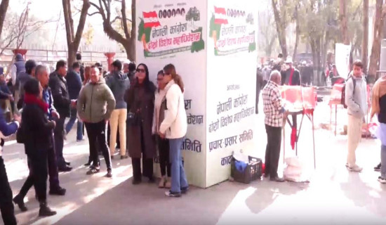 कांग्रेस विशेष महाधिवेशन : मतदान राति ८ बजेदेखि