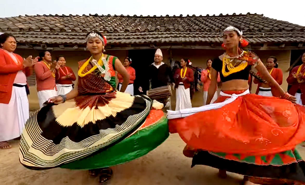 थारु समुदायमा धुमधाम माघ पर्व