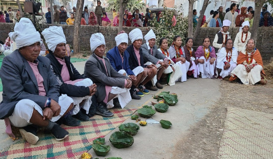 पश्चिम तराईका थारू गाउँँमा माघको रौनक