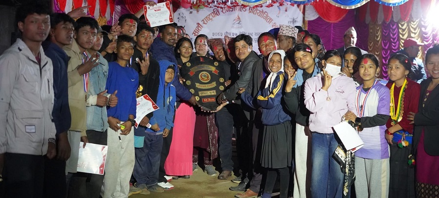 जीवनोद्वारलाई राष्ट्रपति रनिङ शिल्ड