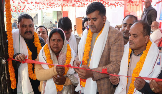 रोहिणी गाउँपालिका १ काे नयाँ भवन उद्घाटन