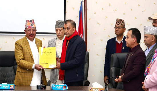 कांग्रेस विशेष महाधिवेशनको दस्तावेज निर्वाचन आयोग