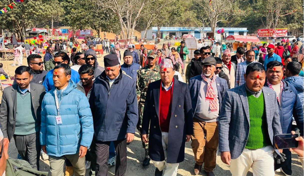 मुख्यमन्त्री आचार्यद्वारा बाह्रकुने दह र बराह मन्दिर अवलोकन