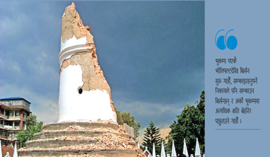 ‘भूकम्प’ सम्झनाभन्दा बिर्सना धेरै