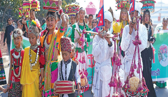 सांस्कृतिक कार्यक्रमसहित मनाइयो माघेसङ्‍क्रान्ति