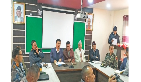 निर्वाचन कार्यालयद्वारा छलफल