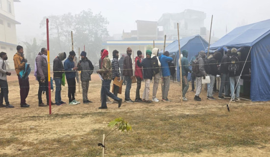 रौतहटमा निर्वाचन प्रहरीमा भर्नाका लागि ६ हजार ७३६ जनाकाे आवेदन