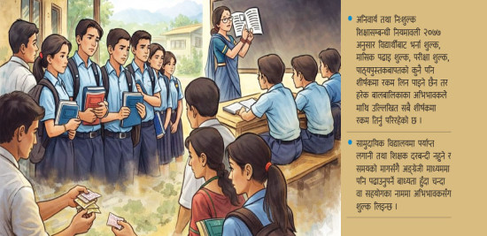 निःशुल्क शिक्षाको हक कागजमा मात्रै