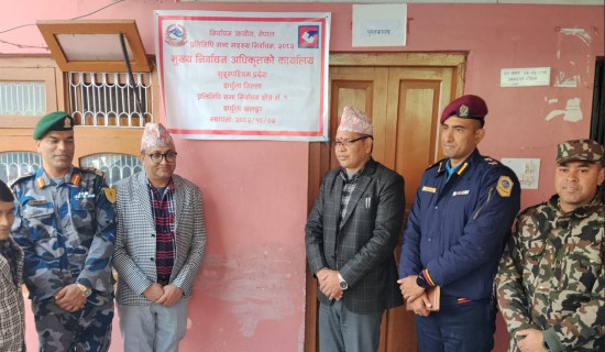 निर्वाचनका लागि कार्यालय तथा मतदान स्थल स्थापना : बाइस मतदान केन्द्र अति संवेदनशील