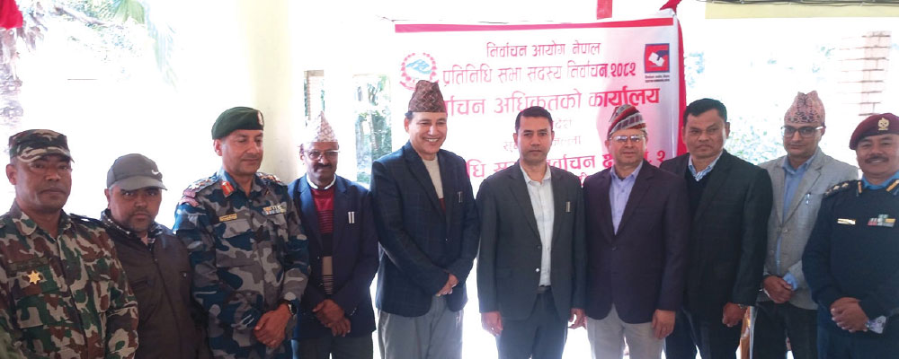 निर्वाचन कार्यालयले शुक्रबारबाटै थाले काम