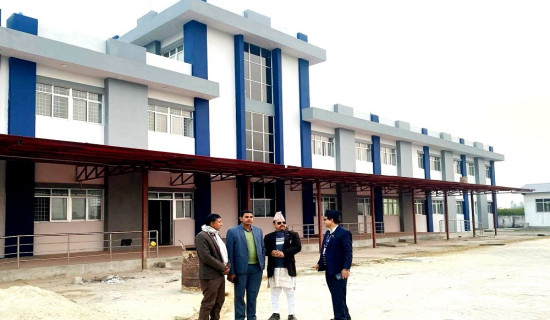 बाँके जानकीमा १५ शय्याको अस्पताल निर्माण ९५ प्रतिशत सम्पन्न