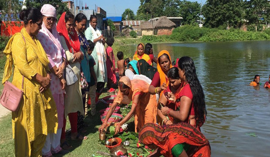 थारू समुदायमा शुद्ध जितिया मनाइँदै