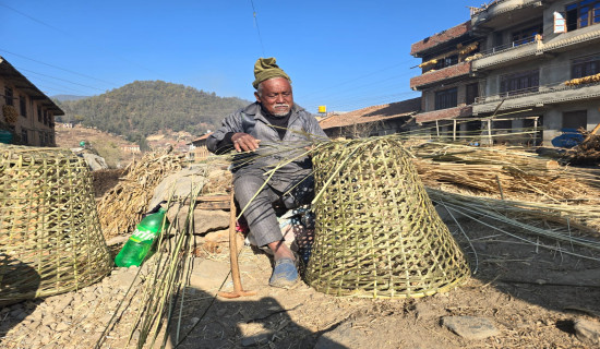 नेपाली सेनाको पदयात्रा टोली हनुमान ढोकामा