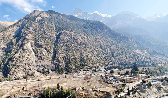 मुस्ताङको छैरो गाउँ