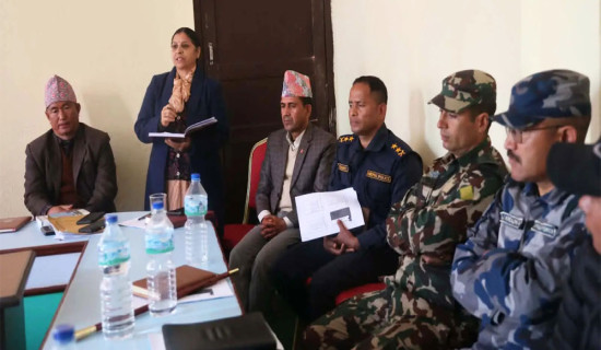 प्रतिनिधिसभा निर्वाचन सफल गराउन बागलुङमा सर्वपक्षीय बैठक