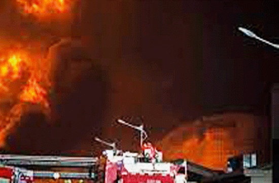 चीनको कारखानामा विस्फोट, नौ जनाको मृत्यु