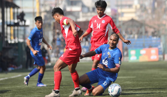 राष्ट्रिय लिग : पुलिस र चित्लाङको बराबरी