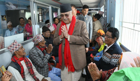 भोट माग्न झुटको सहारा लिनु पर्दैनः अध्यक्ष ओली